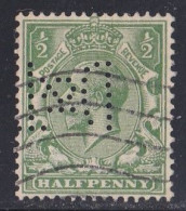 Grande Bretagne - 1911 - 1935 -  George  V  -  Y&T N °  139  Perforé  D&T - Perfin
