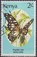 1988 Kenia ° Mi:KE 421, Sn:KE 431, Yt:KE 417, Regal Swallowtail (Papilio Rex), Butterflies (1988) - Kenya (1963-...)