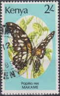 1988 Kenia ° Mi:KE 421, Sn:KE 431, Yt:KE 417, Regal Swallowtail (Papilio Rex), Butterflies (1988) - Kenya (1963-...)