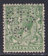 Grande Bretagne - 1911 - 1935 -  George  V  -  Y&T N °  139  Perforé  GTS / C° - Perfins