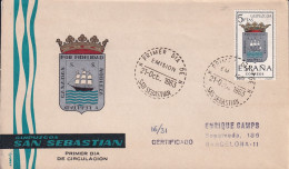 FDC 1963 SAN SEBASTIAN - FDC