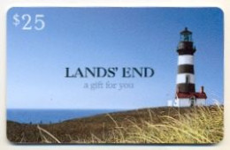 Lands' End, U.S.A., Carte Cadeau Pour Collection, Sans Valeur, # Landsend-2b - Tarjetas De Fidelización Y De Regalo