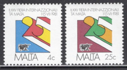 Malta 1981 Set To Celebrate International Trade Convention In Unmounted Mint - Malta