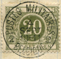 COB N° : TX   6 (o) Postes Militaires 2 - Stamps