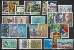 GREECE 1965 Complete All Sets MNH Vl. 935 / 961 - Annate Complete