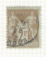 Francia - 1898/00 - Usato/used - Sage - Yt N. 105 - 1898-1900 Sage (Tipo III)
