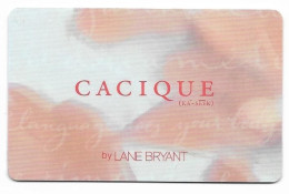 Lane Bryant,  U.S.A.,  Carte Cadeau Pour Collection, Sans Valeur, # Lanebryant-4 - Tarjetas De Fidelización Y De Regalo