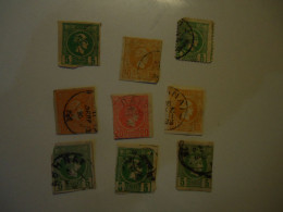 GREECE USED SMALL HERMES HEADS   STAMPS  LOT 9 - Otros & Sin Clasificación