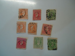 GREECE USED SMALL HERMES HEADS   STAMPS  LOT 9 - Otros & Sin Clasificación