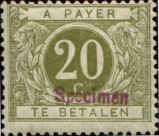 COB N° : TX   6 (*) Specimen - Stamps