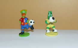 Lot De 2 Figurines Rik Et Rok - Football Championship - Auchan - 2002 - Sonstige & Ohne Zuordnung