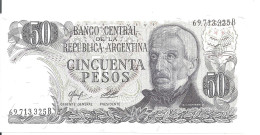 ARGENTINE 50 PESOS ND1976-78 UNC P 301 B - Argentinië