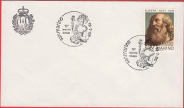 Repubblica Di San Marino - 1986 - 200 Europa Cept + Annullo 16° Premio Asiago - Storia Postale