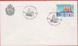 Repubblica Di San Marino - 1988 - 200 San Marino '77 + Annullo IX Centenario Università Di Bologna - Storia Postale