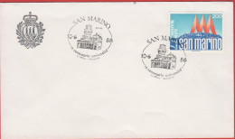 Repubblica Di San Marino - 1988 - 200 San Marino '77 + Annullo IX Centenario Università Di Bologna - Briefe U. Dokumente