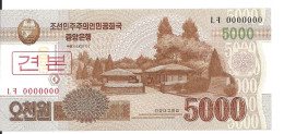 COREE DU NORD 5000 WON 2013 UNC P 67 S - Korea (Nord-)