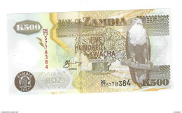 *zambia 500 Kwacha 2005 43d  Unc - Zambia