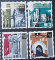 Malta 1967, 15th Anniversary Of Architectural History Congress, MNH Stamps Set - Malta