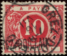 COB N° : TX  13 A (o) GREZ-DOICEAU - Stamps