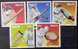 Malta 2001, Musical Instruments, MNH Stamps Set - Malta