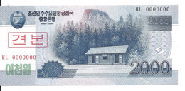 COREE DU NORD 2000 WON 2008 UNC P 65 S - Korea, Noord