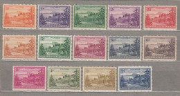 NORFOLK ISLAND 1947 Complete Set Two Stamps White Paper? MVLH (*) Mi 1-14 SG 1-12a Look Scan #23181 - Norfolk Island