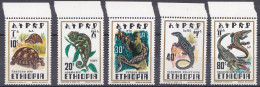 Ethiopie 1976 NMH ** Reptiles (A3) - Ethiopie