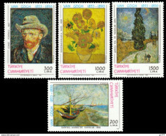 (2900-03) TURKEY DEATH CENTENARY OF VAN GOGH MNH** - Unused Stamps