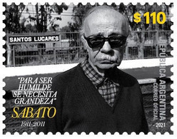 Argentina 2021 Ernesto Sabato, Writter MNH Stamp - Nuovi