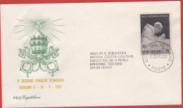 Vaticano - Vatican - Vatikan - 14.09.1965 - IV Sessione Concilio Ecumenico Vaticano II - FDC Capitolium - Covers & Documents