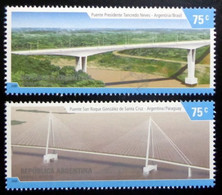 Argentina 2006 Bridges Complete Set Of 2 Values MNH - Nuevos