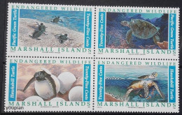 Marshall Islands 1990, Endangered Wildlife - Hawksbill Turtle, MNH S/S - Marshall Islands