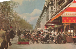 FRANCE - Paris - L'Avenue Des Champs Elysées - Colorisé - Animé - Carte Postale - Champs-Elysées