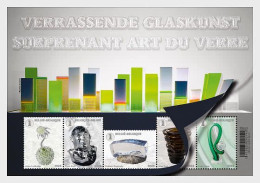 Belgium / België - Postfris / MNH - Sheet Glass Art 2024 - Unused Stamps