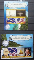 Marshall Islands 2022, Marshall Islands Constitution, Two MNH S/S - Marshallinseln