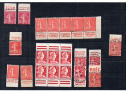 !!! LOT DE TIMBRES PUBS NEUFS **, NEUFS * ET OBLITERES - Ungebraucht