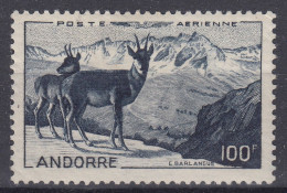 ANDORRE POSTE AERIENNE ISARDS N° 1 NEUF * GOMME INFIME TRACE CHARNIERE - COTE 62 € - Correo Aéreo