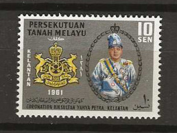 1961 MNH Kelatan Mi 82 - Kelantan