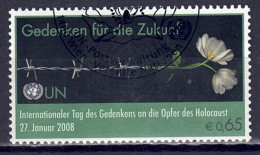 UNO Wien 2008 - Holocaust-Gedenktag, Nr. 521, Gestempelt / Used - Gebraucht