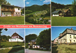 SEMMERING, MULTIPLE VIEWS, ARCHITECTURE, CAR, AUSTRIA, POSTCARD - Semmering