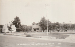 Z++ 12-( U. S. A. ) THE SQUARE AT NORTH WATERBORO , MAINE - 2 SCANS - Other & Unclassified