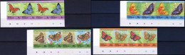 Tuvalu - Vaitupu 1985, Butterflies, 16val IMPERFORATED - Tuvalu