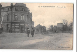 CPA 59 Aulnoye Berlaimont Place De La Gare - Aulnoye