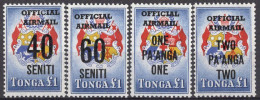 TONGA Timbres Service Poste Aérienne N°15** à 18** Neufs Sans Charnières TB Cote : 12€00 - Tonga (1970-...)