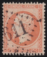 France  .  Y&T   .     23    .   O      .    Oblitéré - 1862 Napoléon III.