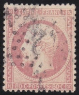 France  .  Y&T   .     24  (2 Scans)     .   O      .    Oblitéré - 1862 Napoleone III