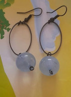 1 PAIRE DE  BOUCLES D.OREILLES FAIT PAR MOI-MEME - Oorringen