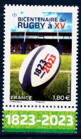 France - 2023 Bicentenaire Du Rugby à XV - Lettre Internationale - Ballon - Ovalie - Equipe - Rugby - MNH ** Neuf - New - Rugby