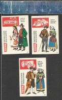 FAHR Landwirtschaftliche Maschinen TRACHTEN Serie 1 - Matchbox Labels GERMANY 1961 - Boites D'allumettes - Etiquettes