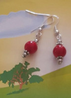 1 PAIRE DE  BOUCLES D.OREILLES FAIT PAR MOI-MEME - Aretes